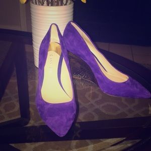 Giani Bini Dark purple suede shoes